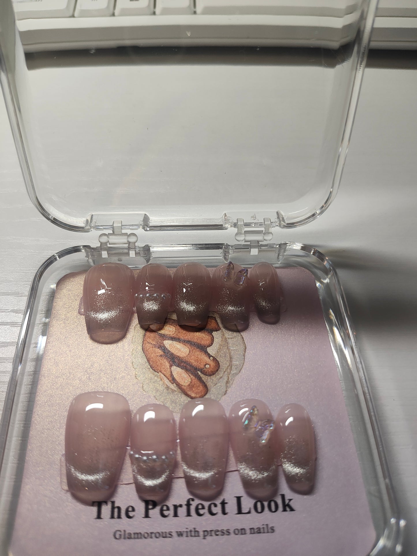 Catseye French nails