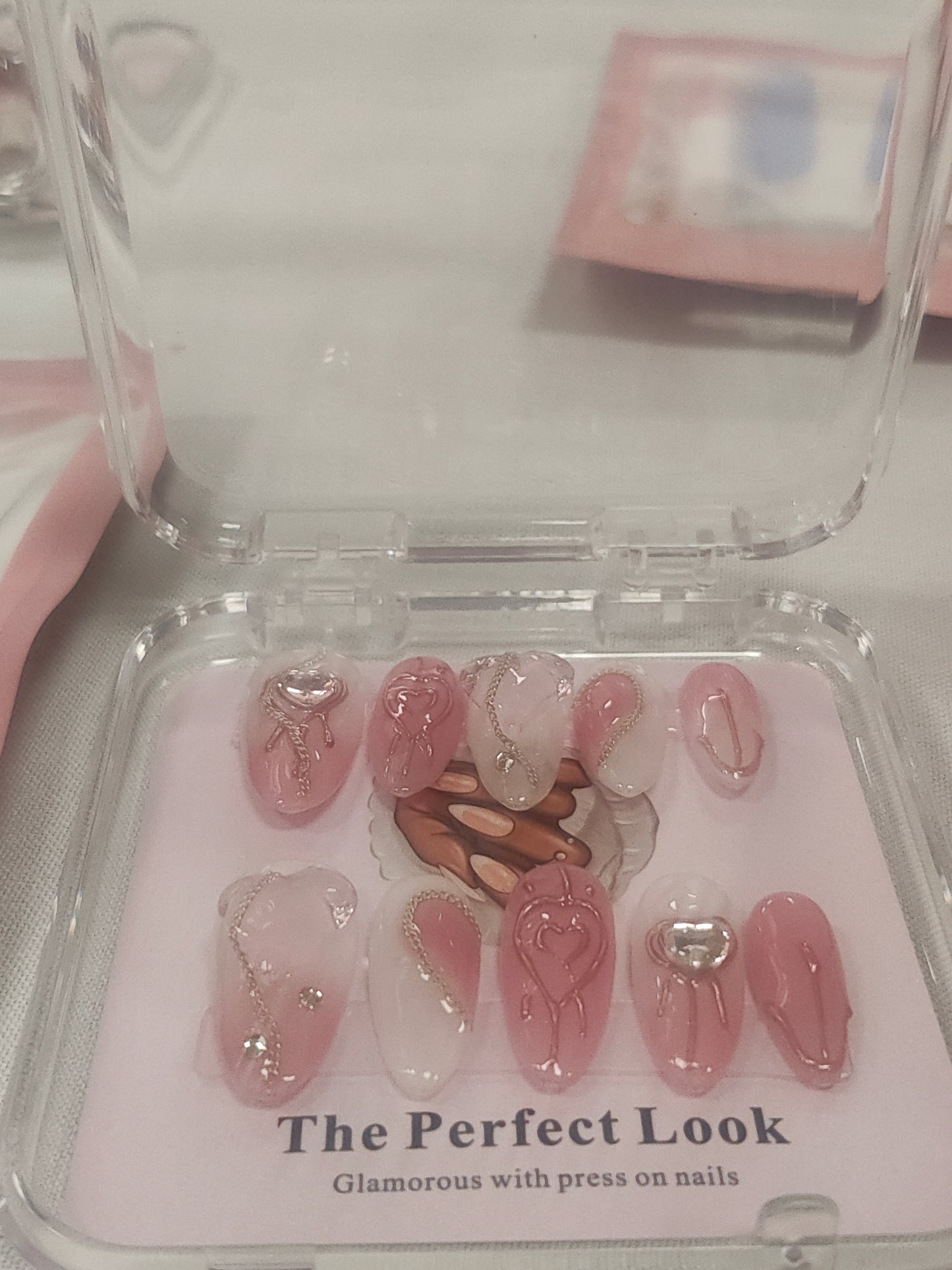 Sweet heart nails