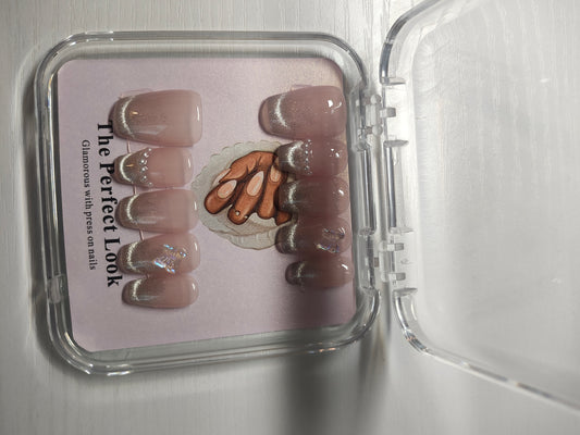 Catseye French nails